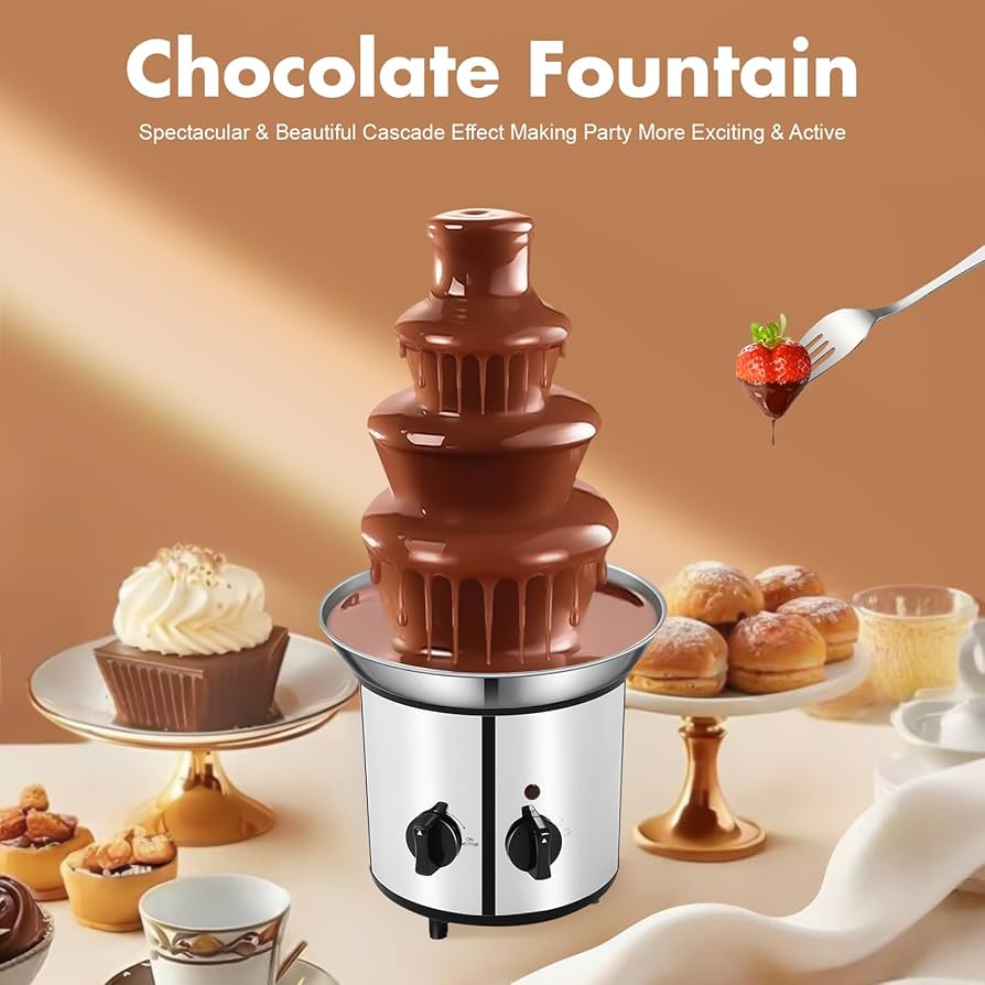 Amazon.com: 4 Tier Chocolate Fountain Party Fountain